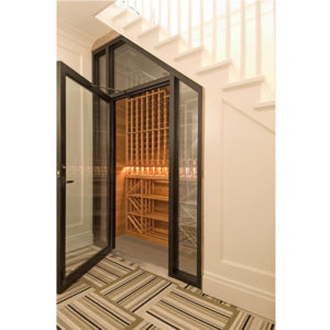 Bespoke wine cellar under stairs staircases CR186 - Ciematic